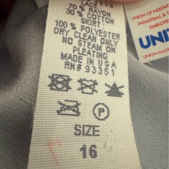 VTG Cattiva NY Saks 5th Ave MOB Mother Bride Groom Formal Lined Dress Gown 16 - Picture 12 of 16